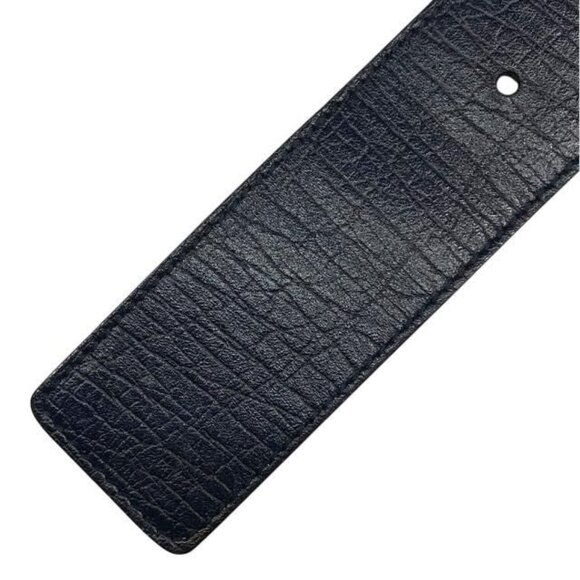 Gucci Belt Accessories Small Interlocking G Stripe Leather Canvas Navy main image 5